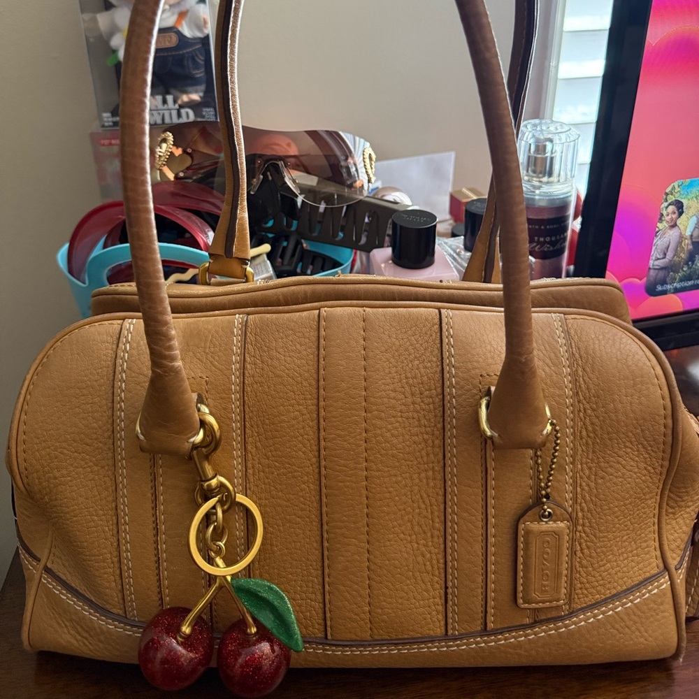 Coach Tan Leather Handbag